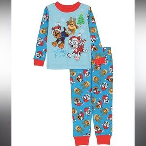 Holiday Christmas Paw Patrol Toddlers Pajama 2 Piece Set